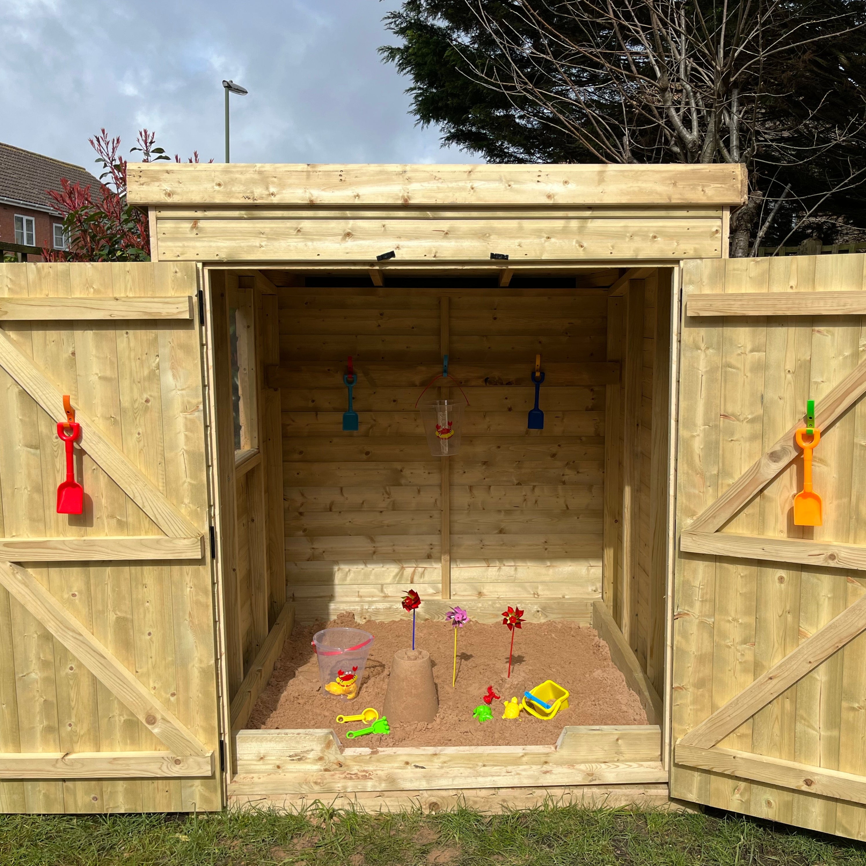 Sandpit Shed - Maddie's Playground