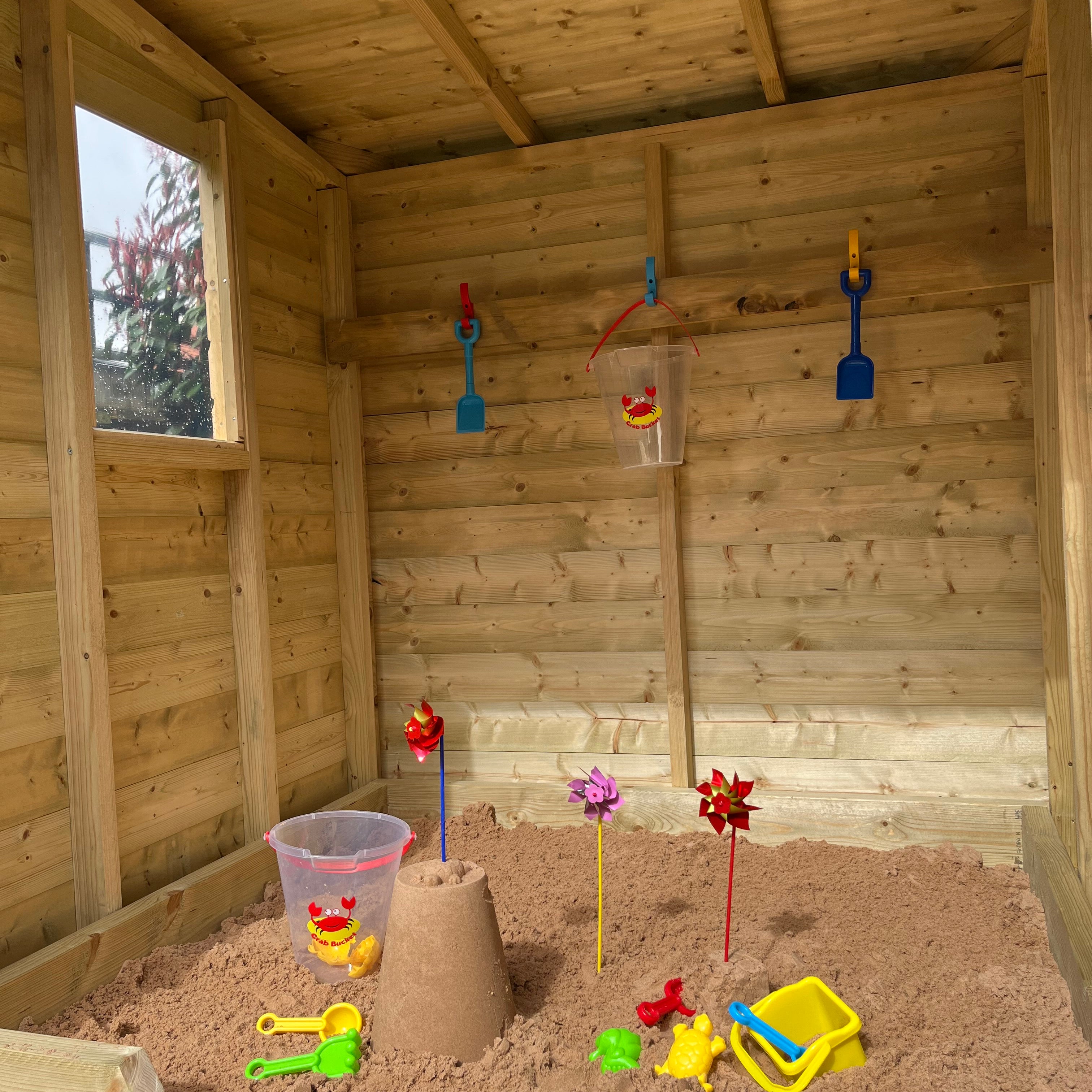 Sandpit Shed - Maddie's Playground